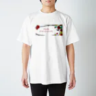 Estoy Feliz 　～ハッピーを毎日に～のEstoy feliz : red rose Regular Fit T-Shirt