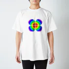 HeLLoCaLのレインボークローバー Regular Fit T-Shirt