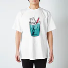 Oshiboriのしろくまとサイダー Regular Fit T-Shirt