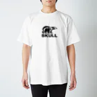 スカル君とスケルちゃんのSUKLL(黒クマ)  Regular Fit T-Shirt