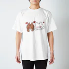 saxaのうさぎとくまちゃん Regular Fit T-Shirt