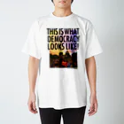 小野寺宏友の白生地用 WHAT'S DEMOCRACY? カラー スタンダードTシャツ