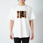 mimiのツギハギケンチク Regular Fit T-Shirt