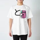 ジージョのデカ文字にゃんこ「と」 スタンダードTシャツ