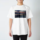 SNOW LIFE JOURNEYの北海道の風景シリーズ　宗谷岬 スタンダードTシャツ