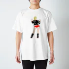 Silhouettesのポニーテール Girl！ スタンダードTシャツ