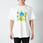 道草宇宙のハジケロタンサン Regular Fit T-Shirt