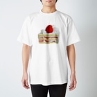 AAAstarsの苺のショートケーキ Regular Fit T-Shirt