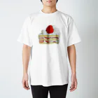 AAAstarsの苺のショートケーキ スタンダードTシャツ