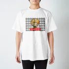 moko yuzuのサッカーチームバックボール スタンダードTシャツ