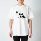 kinako-japanの野良猫親子　アヤンとリモン スタンダードTシャツ