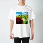 china__のひまわり Regular Fit T-Shirt