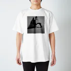 ネギトロのモノクロ絵画 Regular Fit T-Shirt