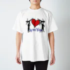 JuggernautCheerのHeart AcroYoga スタンダードTシャツ