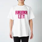 福岡Tシャツ通販サイトの福岡シティTシャツ（ピンクロゴ） スタンダードTシャツ