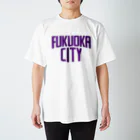 福岡Tシャツ通販サイトの福岡シティTシャツ（パープルロゴ） Regular Fit T-Shirt