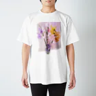 misoraのパステルカラー  スイートピーの花 スタンダードTシャツ