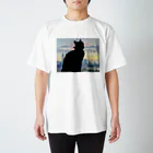  HARU-NYANKOの夢うつつねこ スタンダードTシャツ