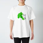 もふりんごのうさぎとブロッコリー Regular Fit T-Shirt