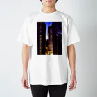 ANGOの高層ビル群、夜景 スタンダードTシャツ