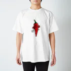 ちゃっかり太郎の唐辛子君 Regular Fit T-Shirt