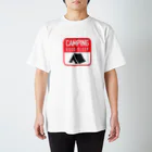 将来は零戦に乗りたい少尉のcampしようぜ！ スタンダードTシャツ