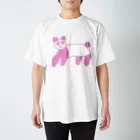 AAAstarsのピンクパンダ Regular Fit T-Shirt
