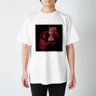 女の子の絵しょっぷのうさぎとお友達の女の子 Regular Fit T-Shirt