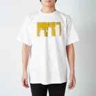 hand and yellowのUP Regular Fit T-Shirt