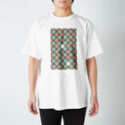 暑山グッズショップのタイル模様A Regular Fit T-Shirt