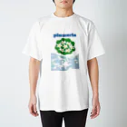 ジルトチッチのデザインボックスの南国ハワイの花プルメリアの爽やかグッズ スタンダードTシャツ