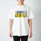 LIONの信仰的ショップの花畑の邂逅 スタンダードTシャツ