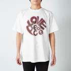 木村 紗のLove Peace カラー2 スタンダードTシャツ