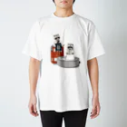フジワラヨシトのどうぶつの蔵人（アライグマ） 티셔츠