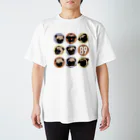 パグ PUG ぱぐ  OHMAI GALLERYのPUGパグの一日Tシャツ Regular Fit T-Shirt