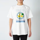 ジルトチッチのデザインボックスの常夏のトロピカルな花プルメリア Regular Fit T-Shirt