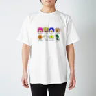 三匹の子むすめの三匹の子むすめ大集合 スタンダードTシャツ