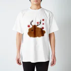 もんたろうの鹿 × もみじまんじゅう Regular Fit T-Shirt