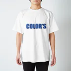 マタギデザインのカラーズロンTブルー Regular Fit T-Shirt