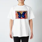 prièreの蝶 Regular Fit T-Shirt