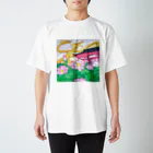 ほーぷの龍と蓮池 Regular Fit T-Shirt