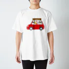 サカモトリエ/イラストレーターのドライブコーギー スタンダードTシャツ