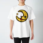 Cɐkeccooのにっこりお月さま‐カラフル Regular Fit T-Shirt