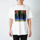 地球のお土産研究所のアフリカ大自然パワー スタンダードTシャツ