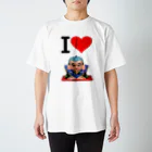 AAAstarsのアイ　ハート　福助　(　I 　Love　福助　） スタンダードTシャツ