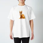 ねこだいすきばばあのKAWAII CHATORA NEKO Regular Fit T-Shirt