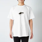 minmindesignの動物　シャチTシャツ スタンダードTシャツ