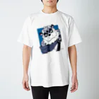 くまっちのパンダーさん（斜め） Regular Fit T-Shirt