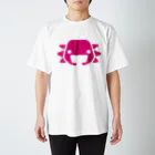 空転ワークスのぺたぞうマーク（白） スタンダードTシャツ