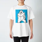 くーまんの部屋🐻のマッスル白熊💪 Regular Fit T-Shirt